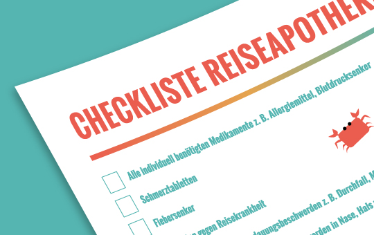 Checkliste Reiseapotheke